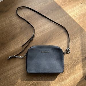 Michael Kors navy crossbody bag